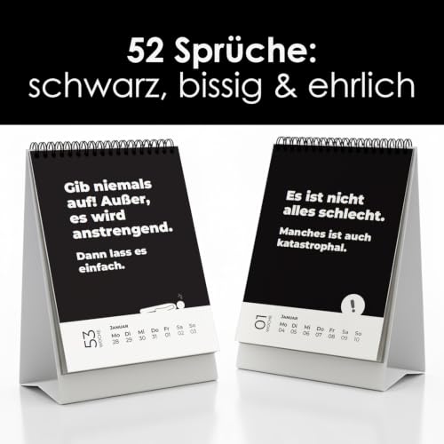 Demotivierender Tischkalender 2027 Sprüche