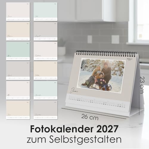 Foto Tischkalender 2027 Detailansicht