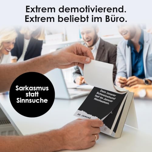 Demotivierender Abreißkalender 2027 Inhaltsansicht
