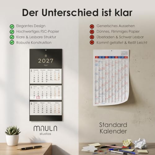 3 Monatskalender 2027 im Alltag