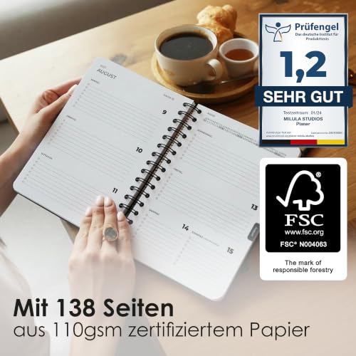 Terminplaner 2027 A5 Formatansicht