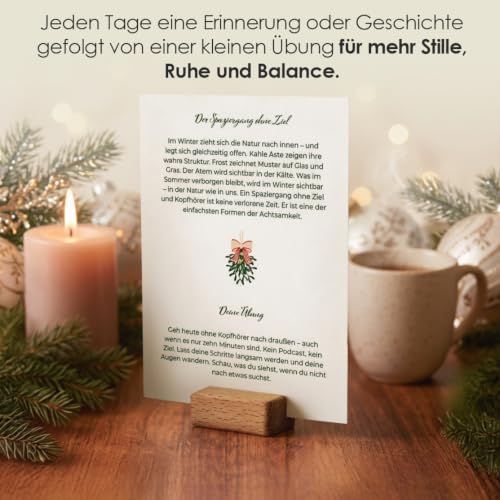 Achtsamkeits Adventskalender 2026 Geschenkidee