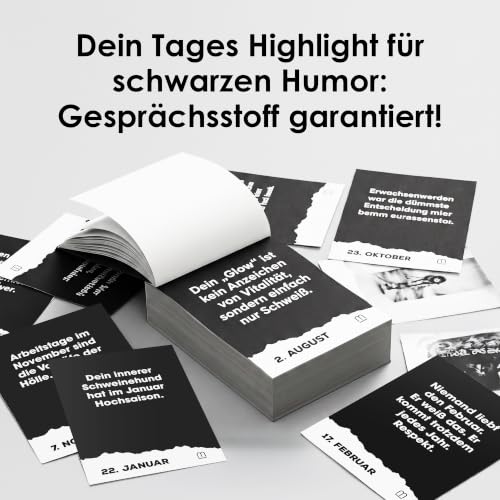 Demotivierender Abreißkalender 2027 Detailansicht