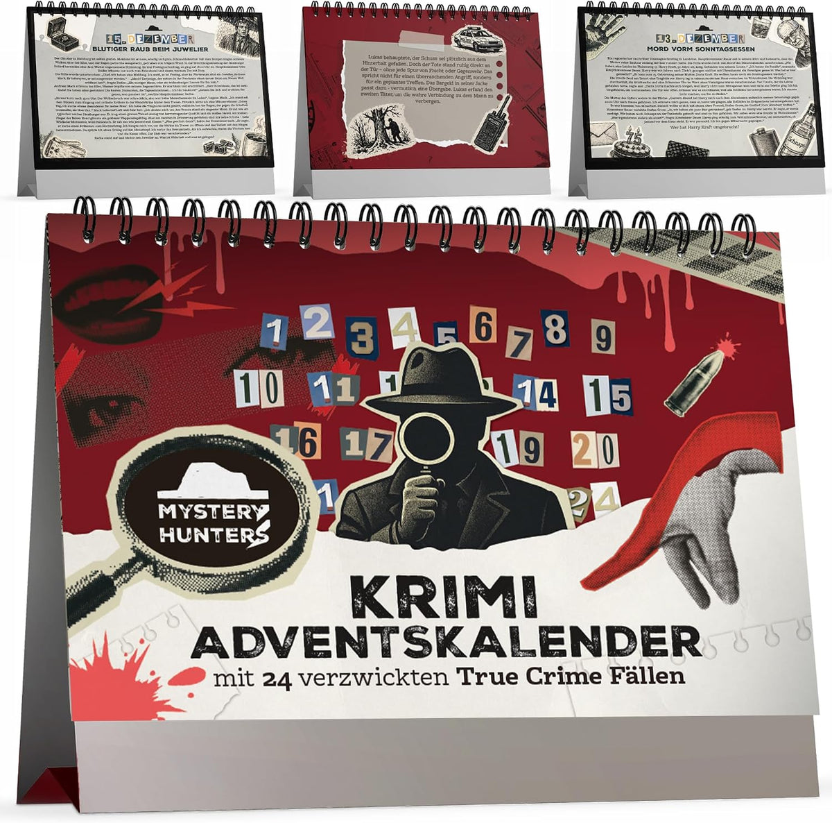 True Crime Adventskalender 2026 – 24 neue Fälle – Produktansicht