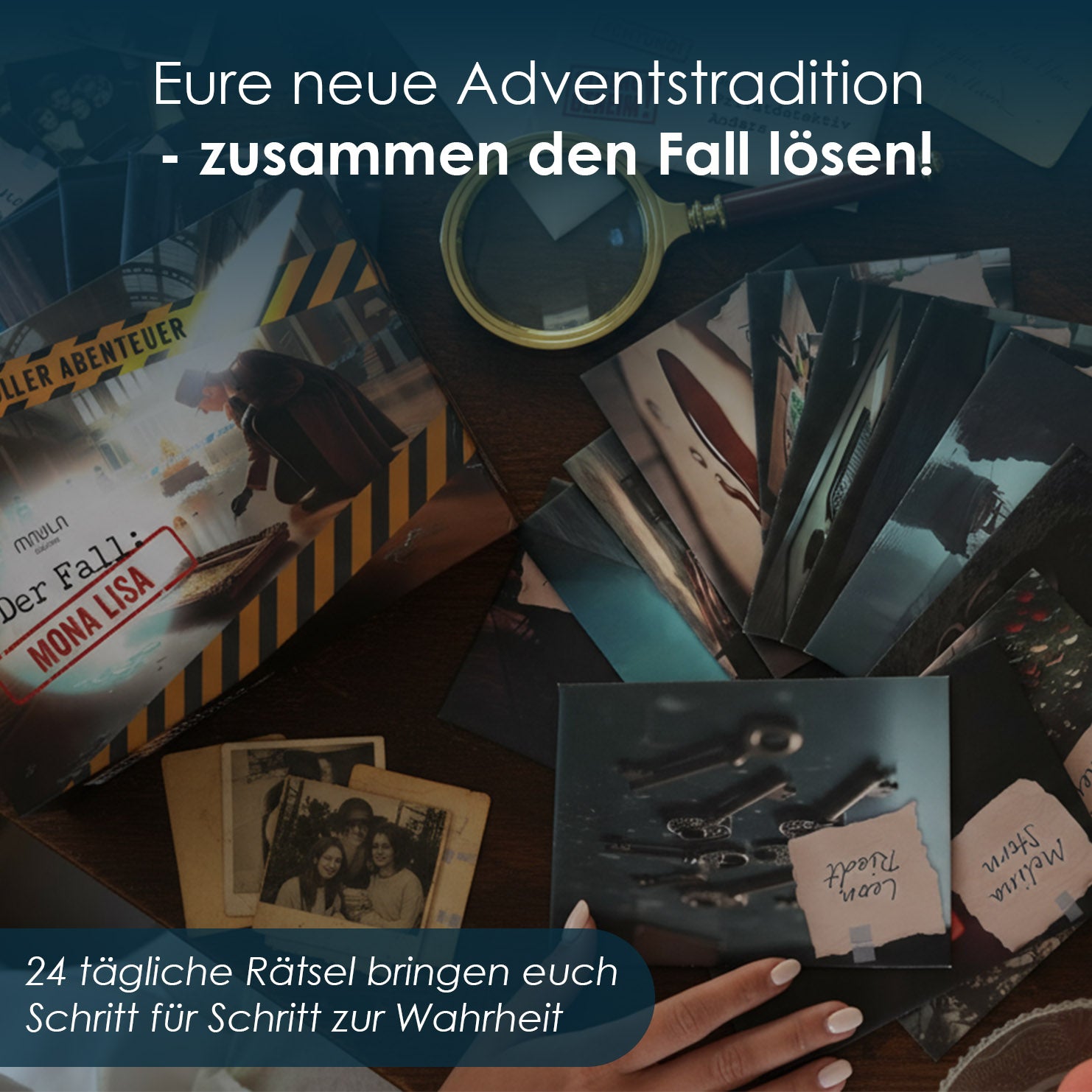 Rätsel Adventskalender 2025, Der Fall: Mona Lisa