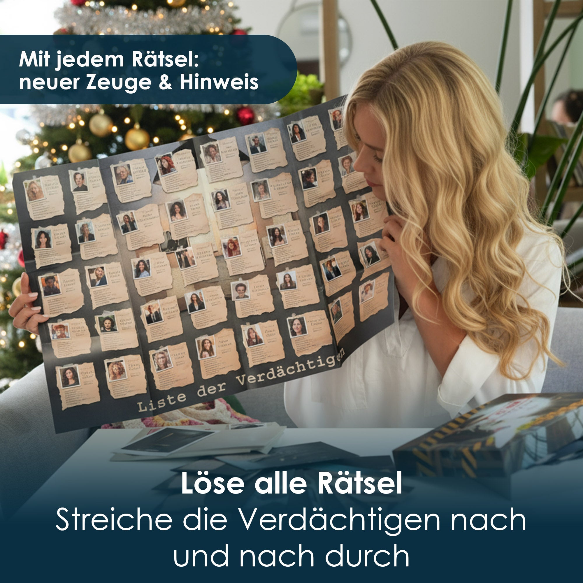 Rätsel Adventskalender 2025, Der Fall: Mona Lisa