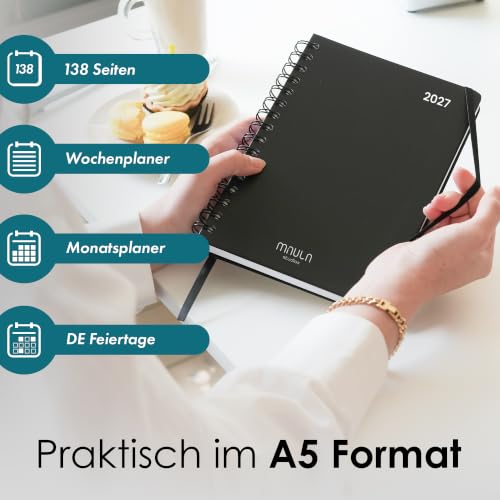 Terminplaner 2027 A5 Kalenderseiten