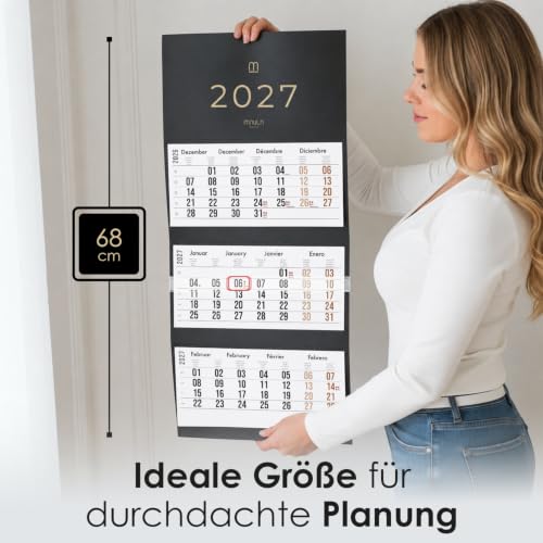 3 Monatskalender 2027 Monatsansicht