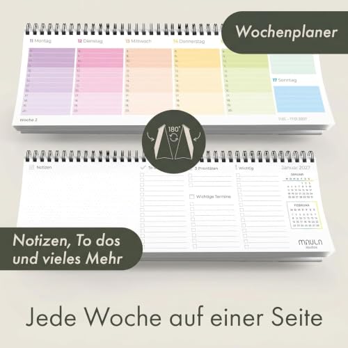 Tischkalender 2027 Rainbow Produktdetail