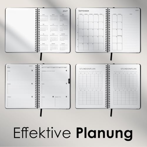 Terminplaner 2027 A5 Wochenübersicht