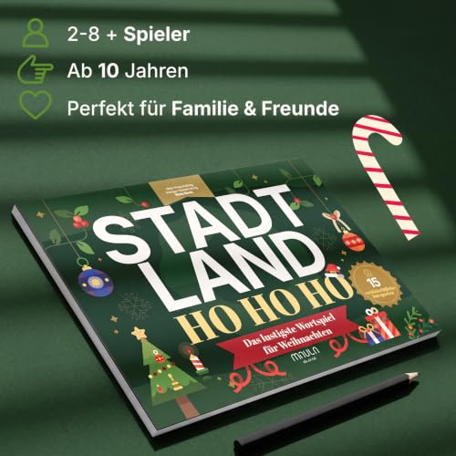 Stadt Land Ho Ho Ho Weihnachtsspiel Produktdetail