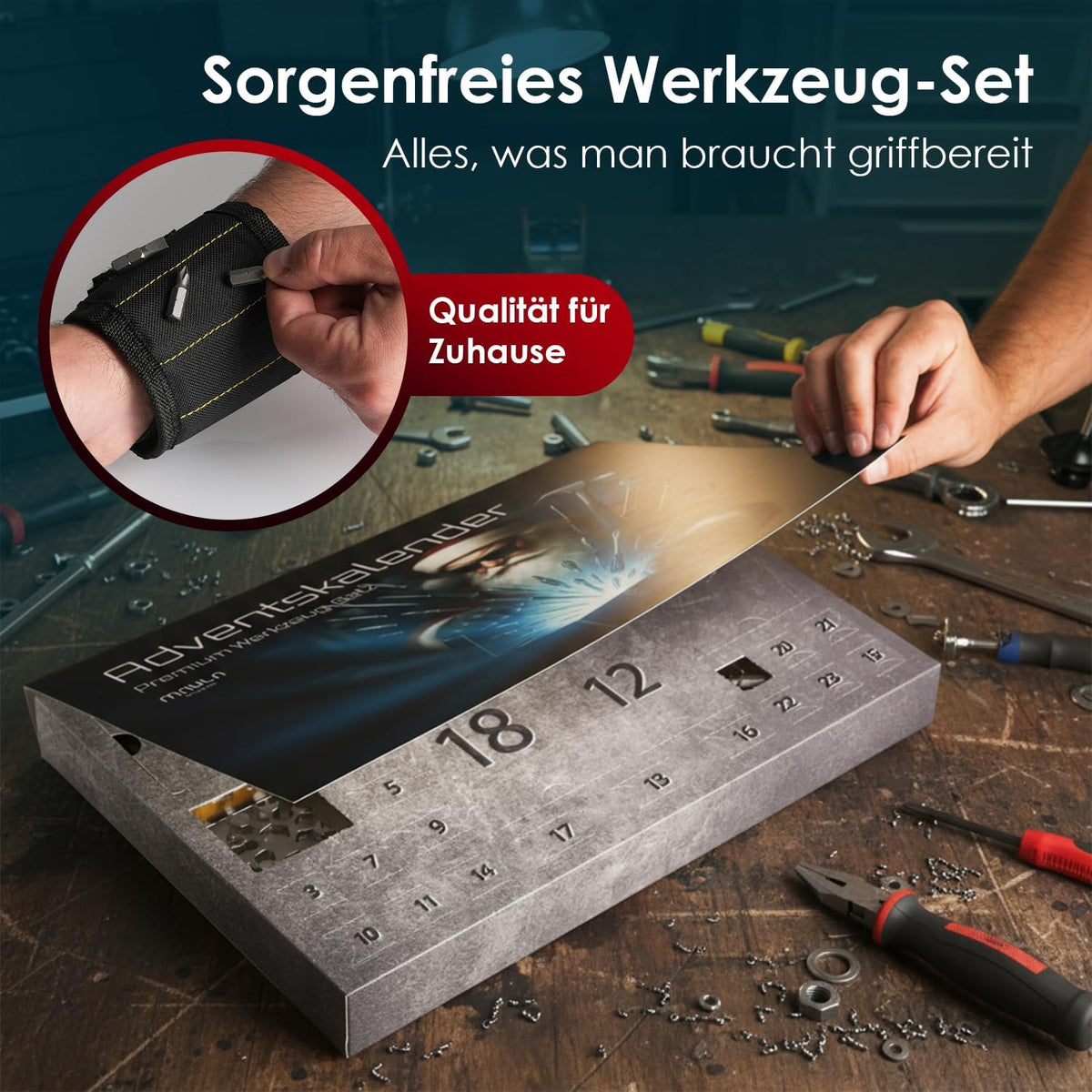 Werkzeug Adventskalender 2026 – 24 Tools für Heimwerker – Details, Bild 5