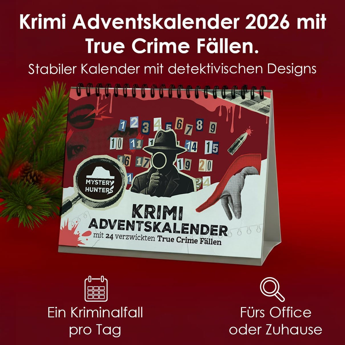 True Crime Adventskalender 2026 – 24 neue Fälle – Details, Bild 2