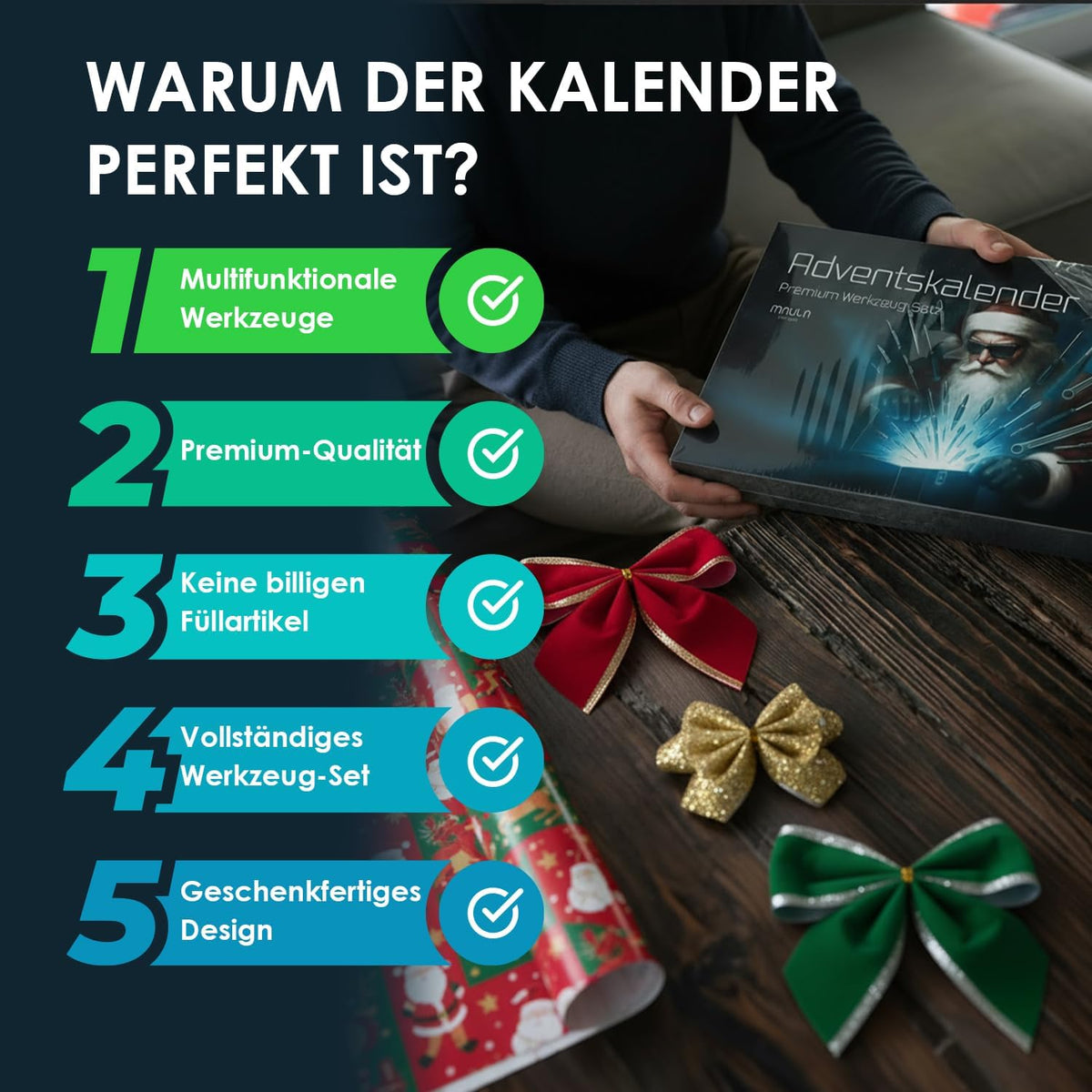 Werkzeug Adventskalender 2026 – 24 Tools für Heimwerker – Details, Bild 6