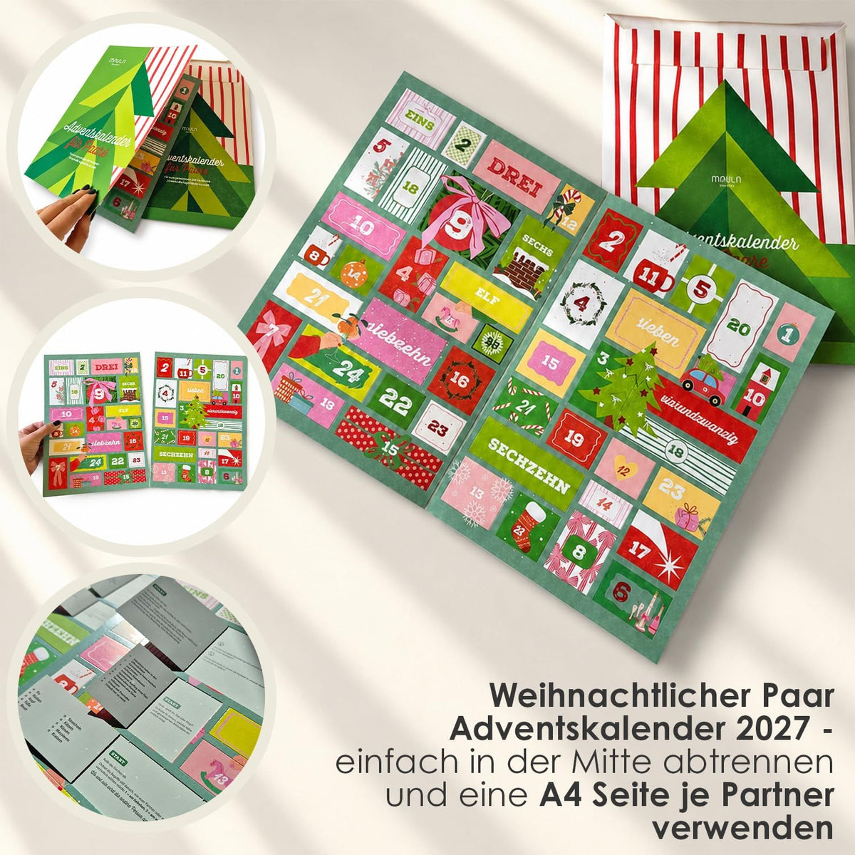 Paarzeit Adventskalender 2026 – 24 gemeinsame Momente – Details, Bild 3