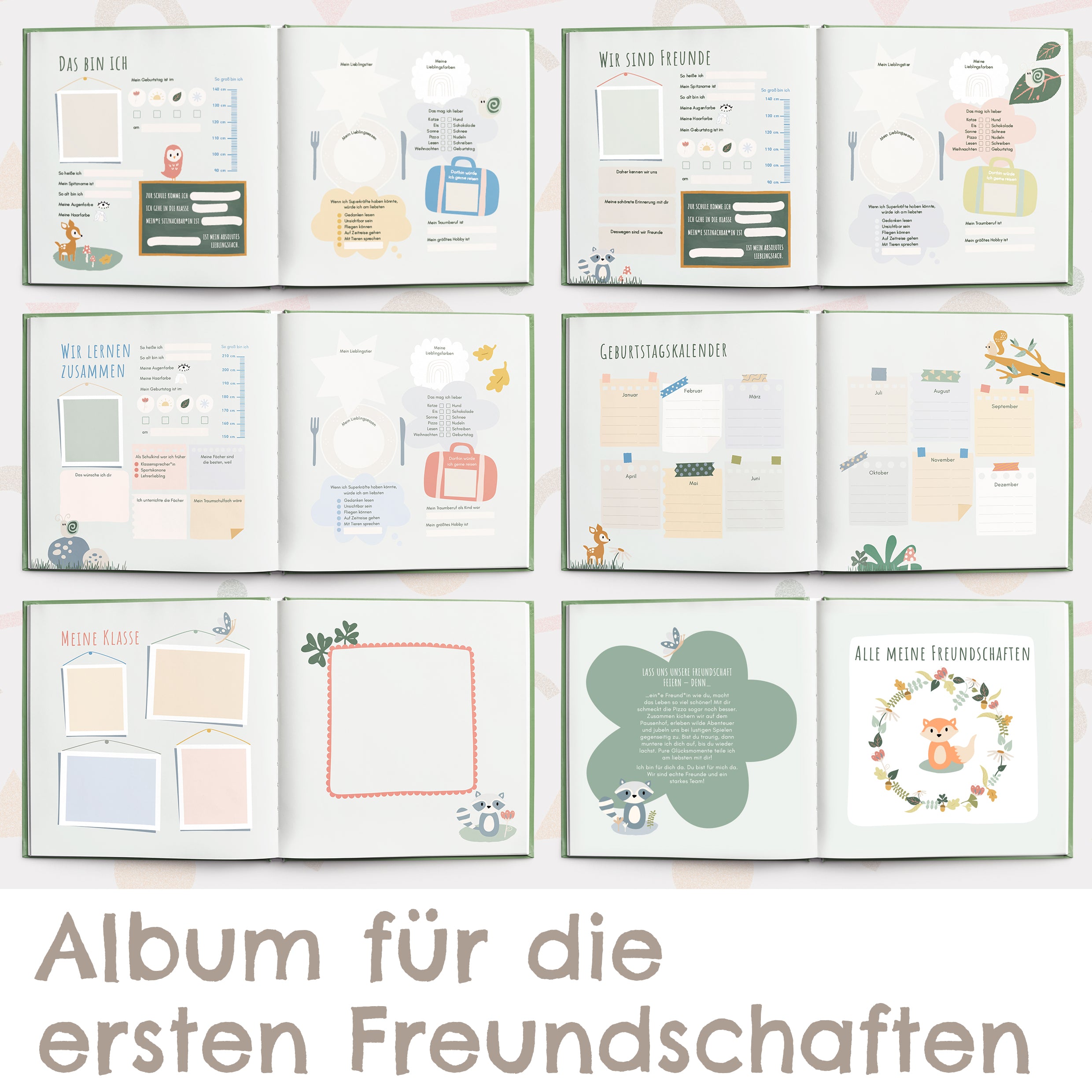 Freundschaftsbuch - Grundschule