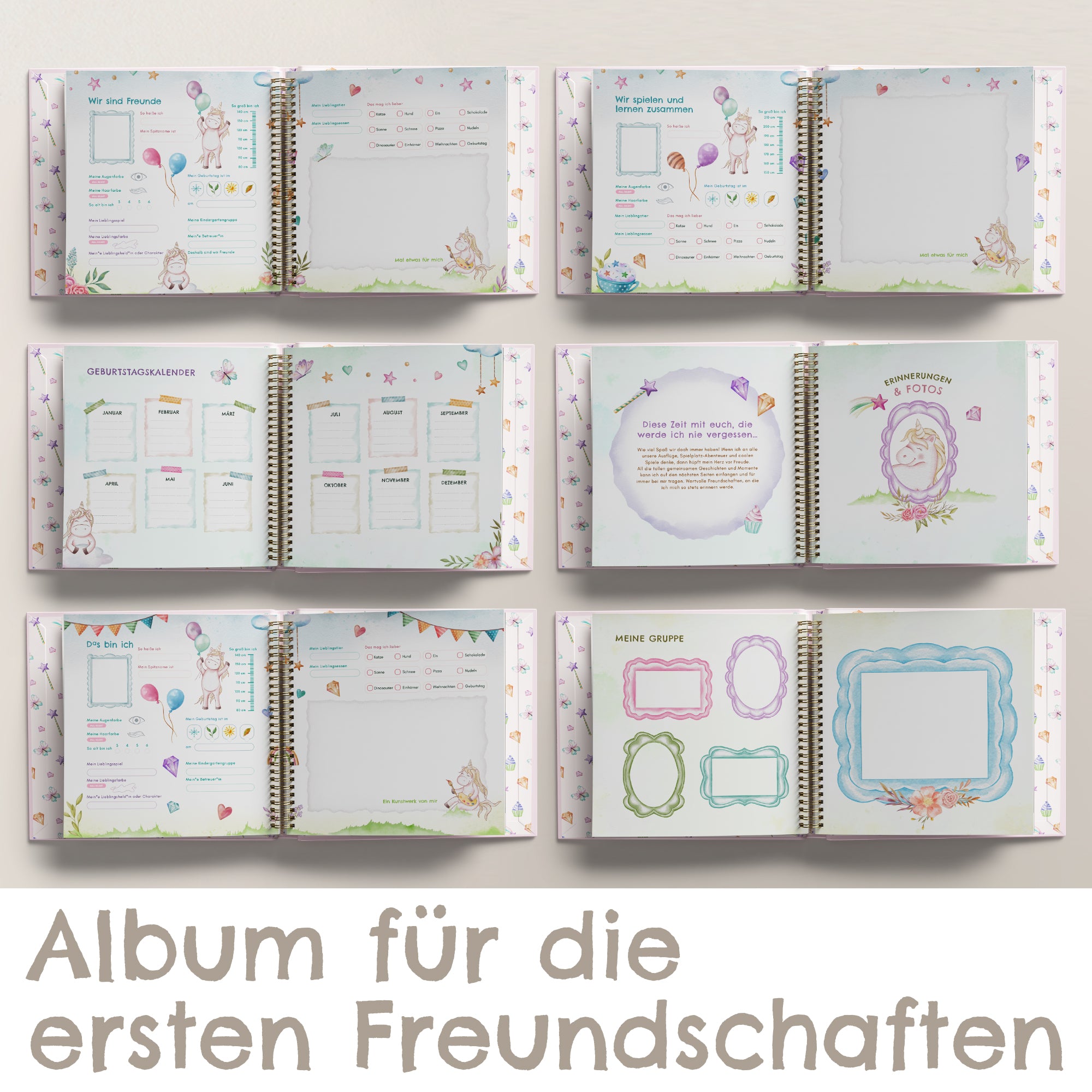 Kindergarten Freundebuch