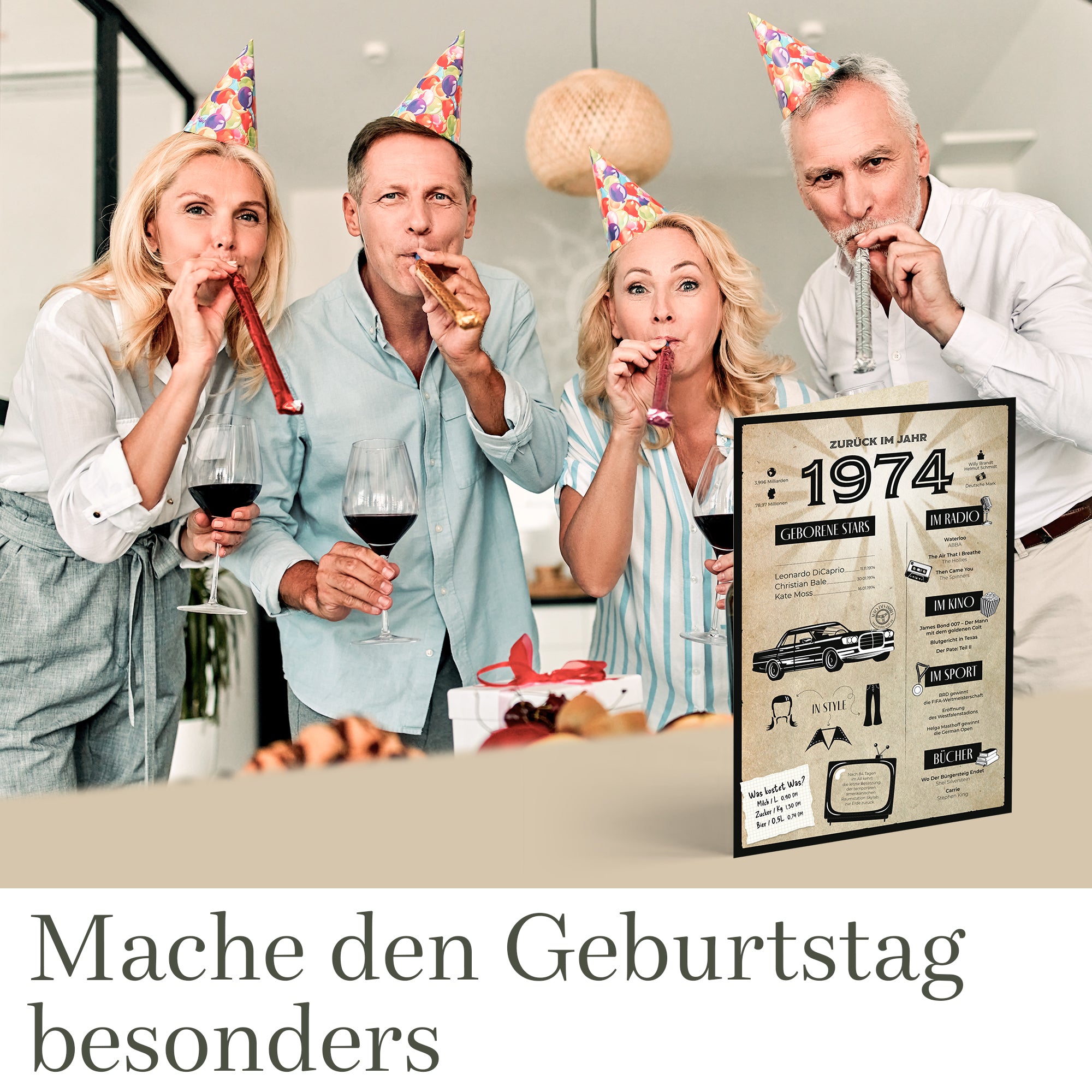 Geburtstagskarte - 50. Geburtstag