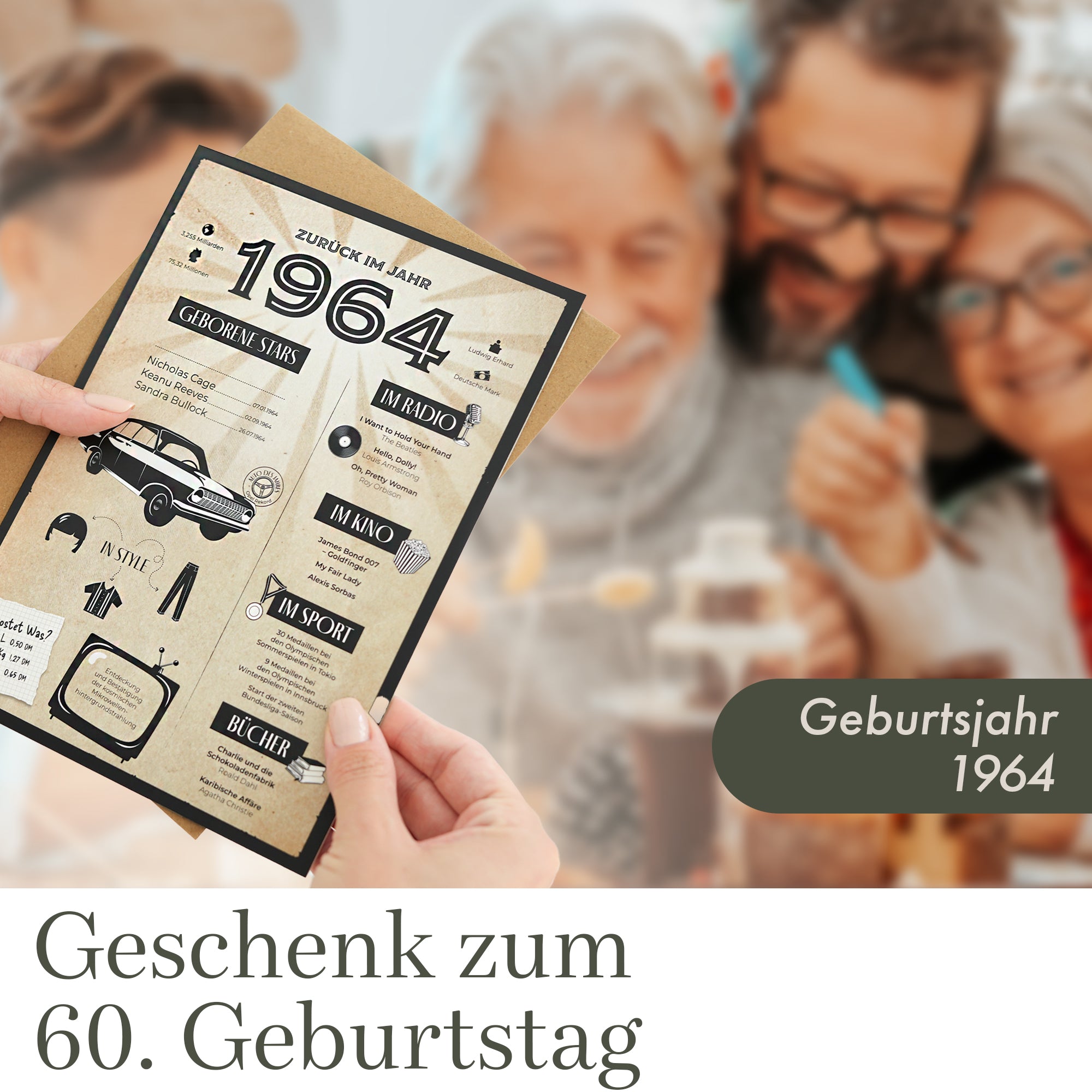 Geburtstagskarte - 60. Geburtstag