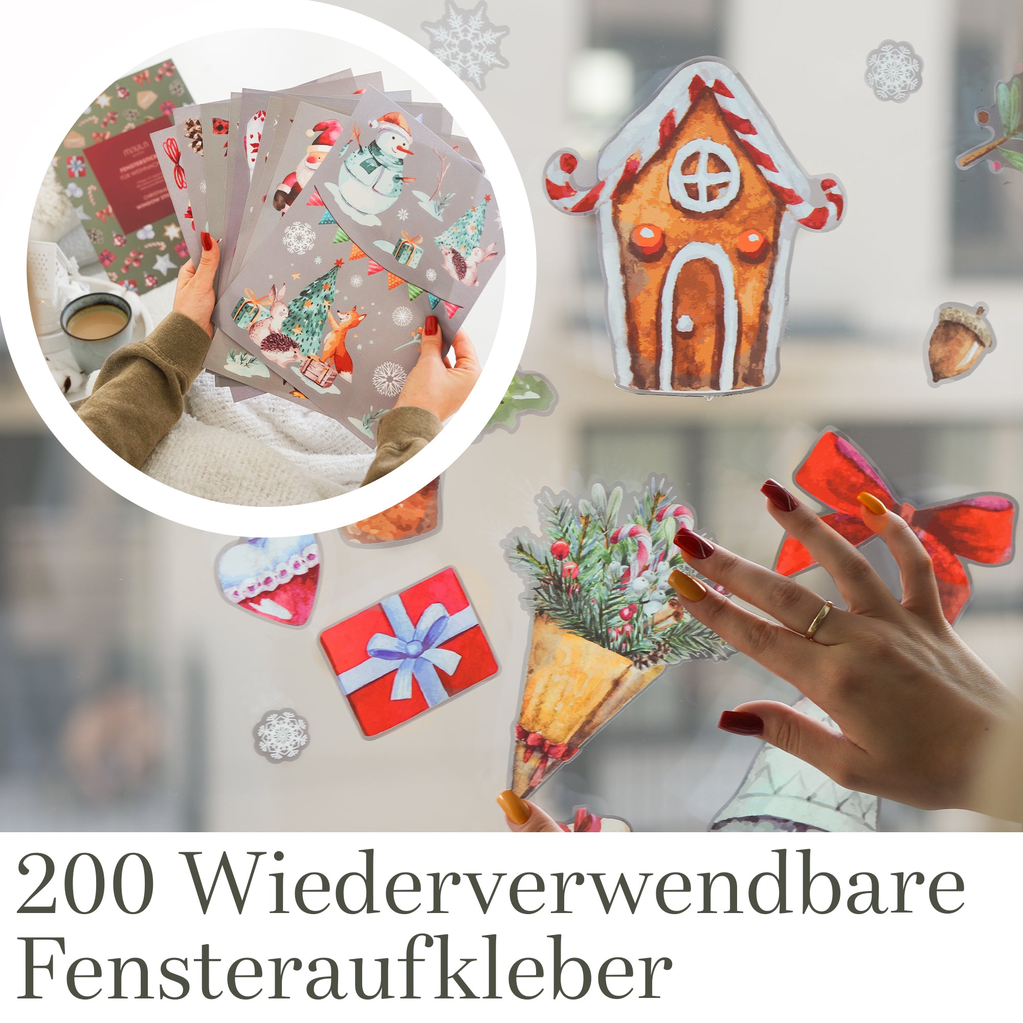 Fensterbilder Weihnachten