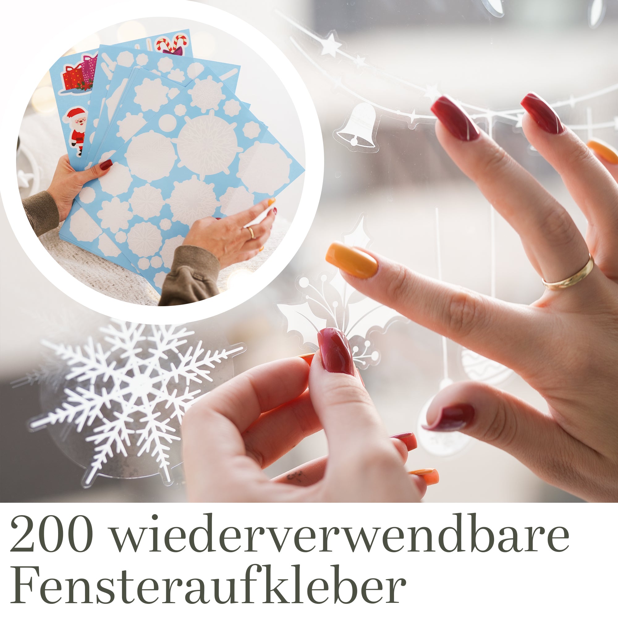 Fensterbilder Weihnachten