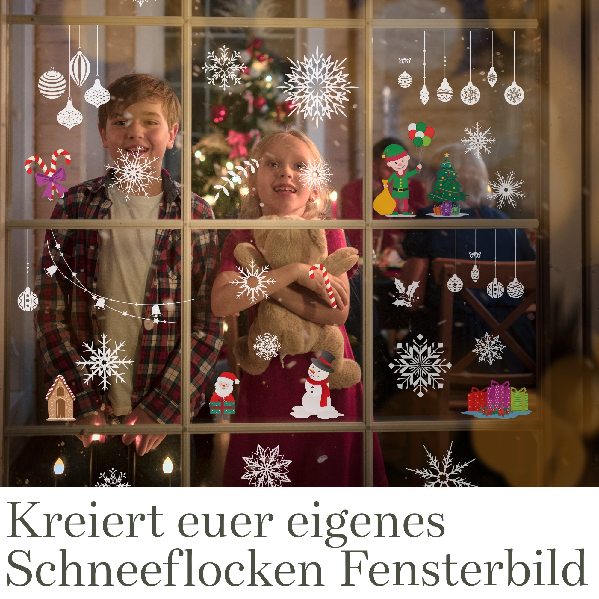 Fensterbilder Weihnachten