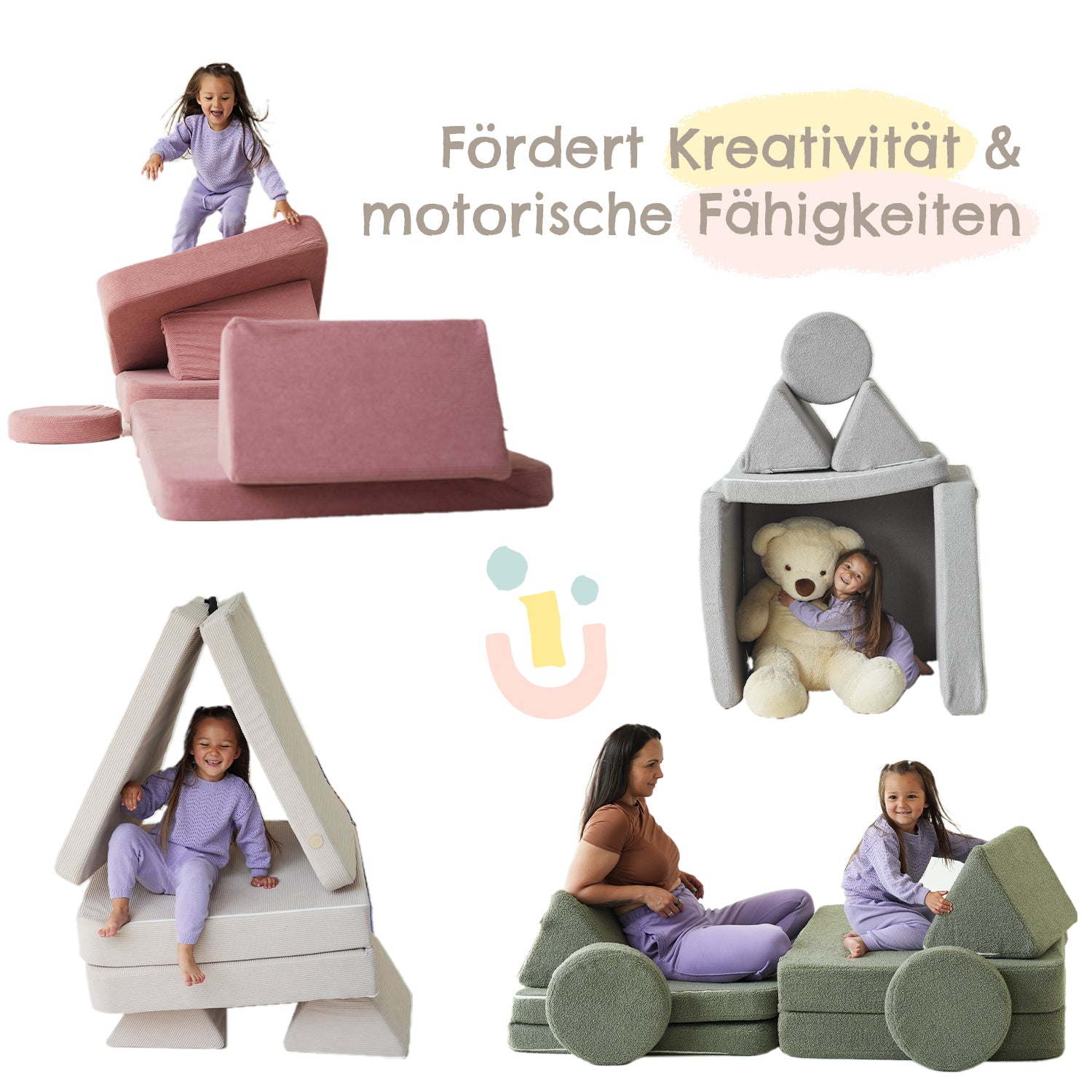 Modulares Spielsofa