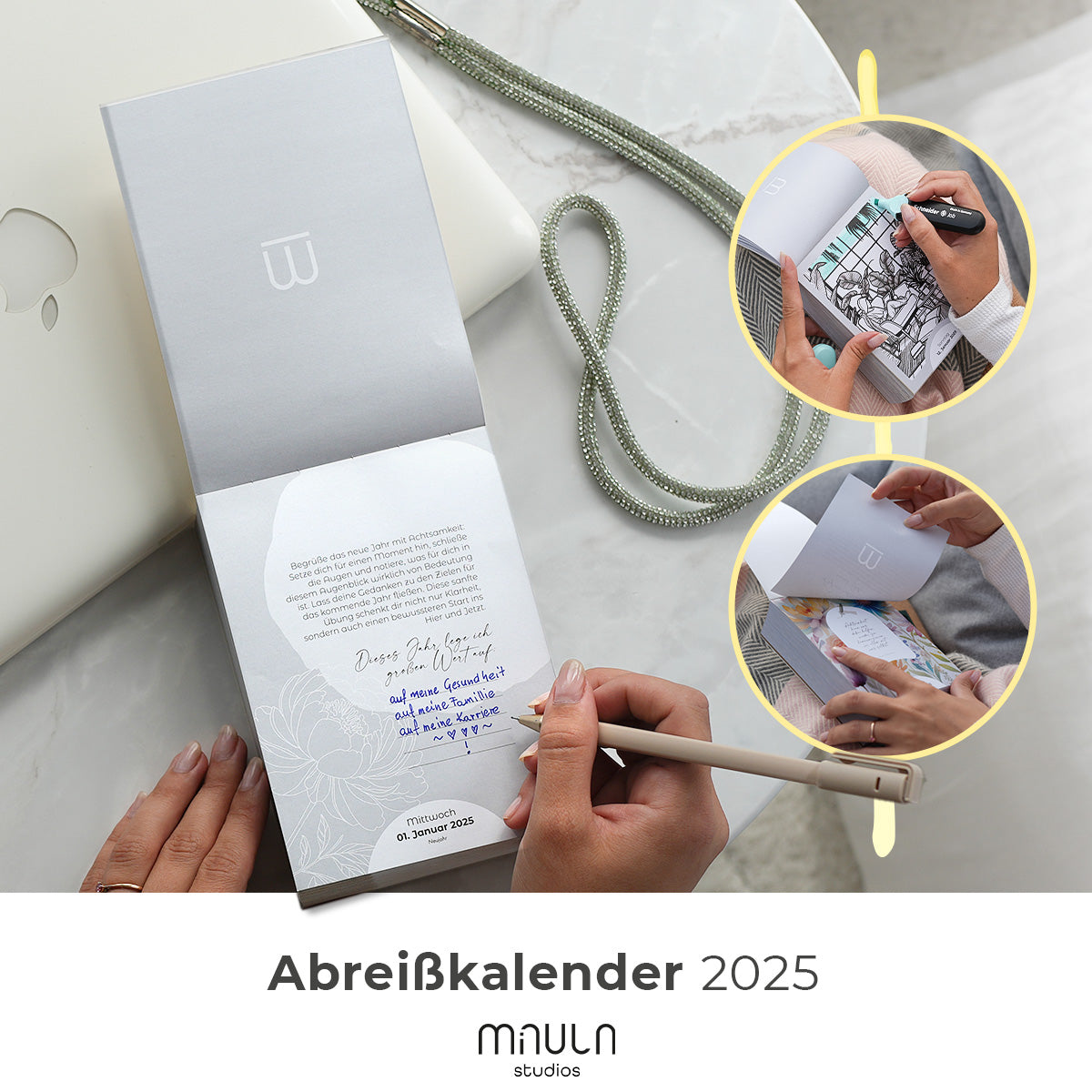 Motivationskalender 2025 zum Abreißen