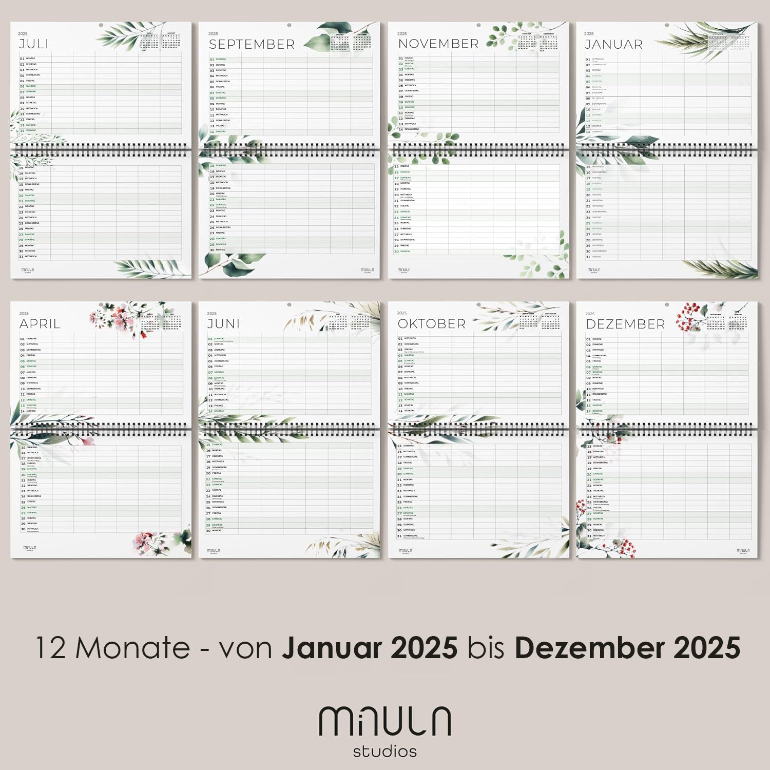 Familienkalender - 2025