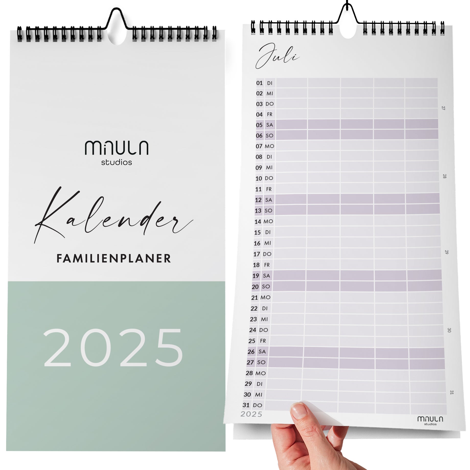 Wandkalender schmal - 2025