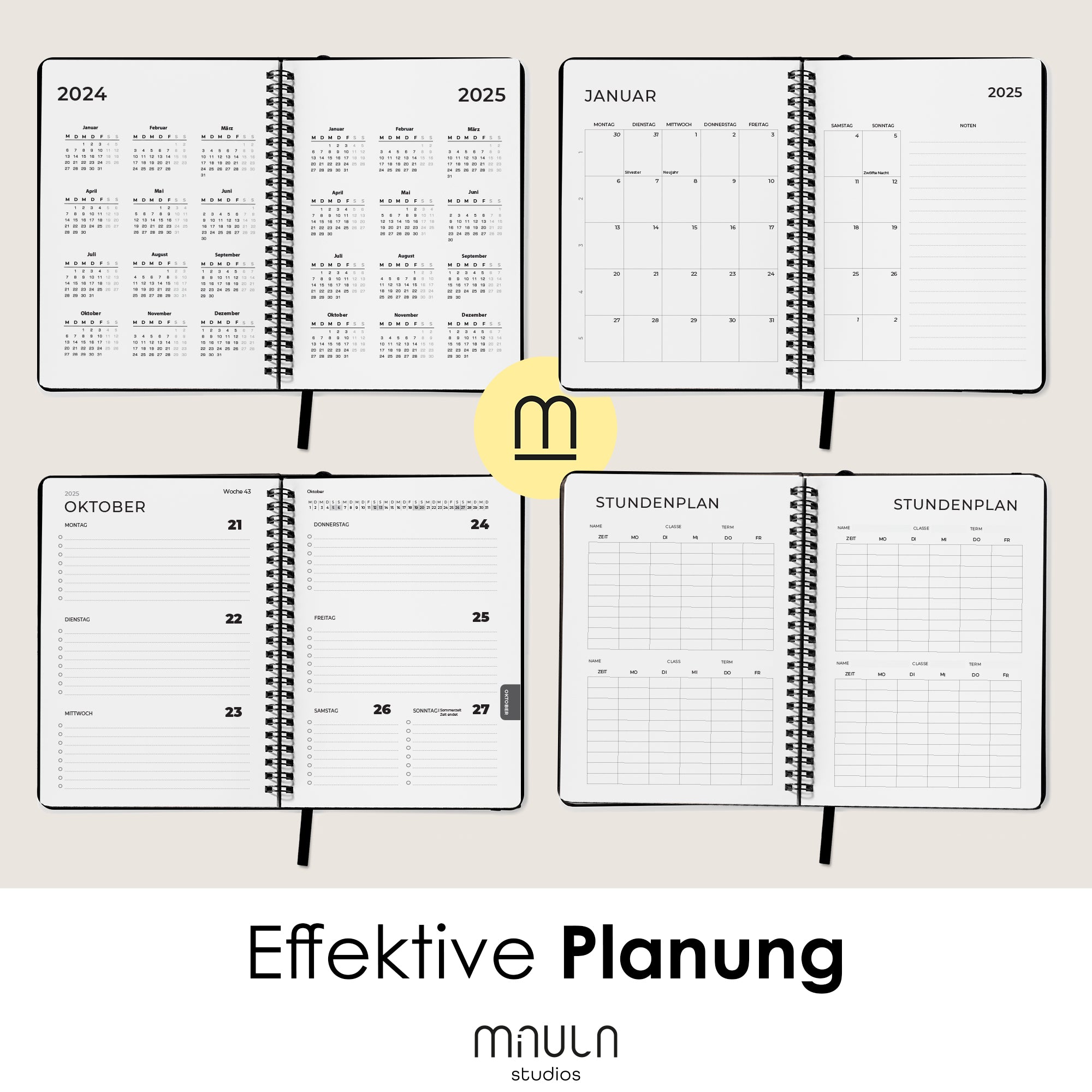 Terminplaner A5/A4 - 2025