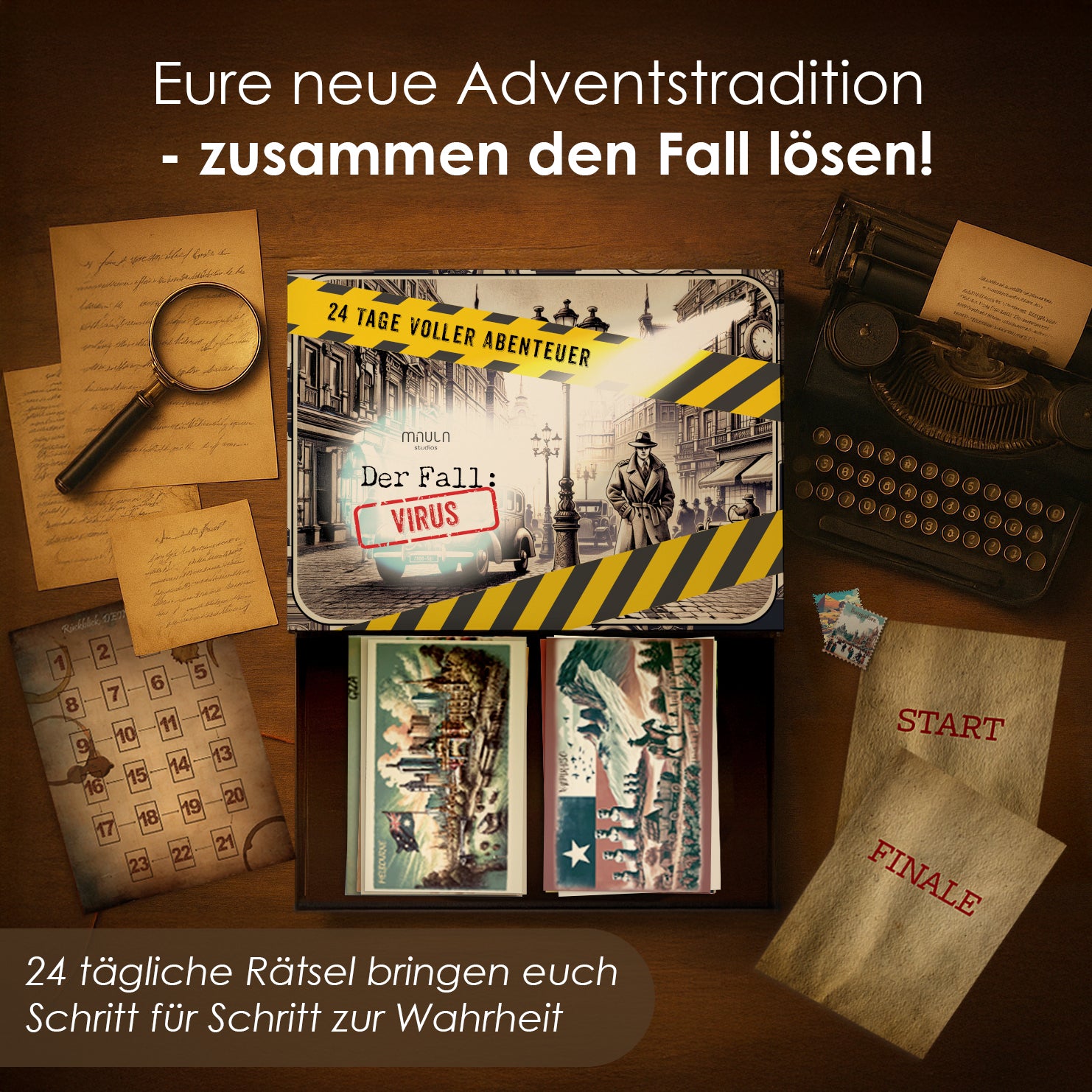 Rätsel Adventskalender 2025, Der Fall: Virus