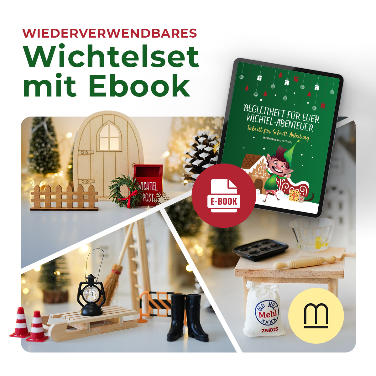 Wichtel Set Komplett mit Ebook