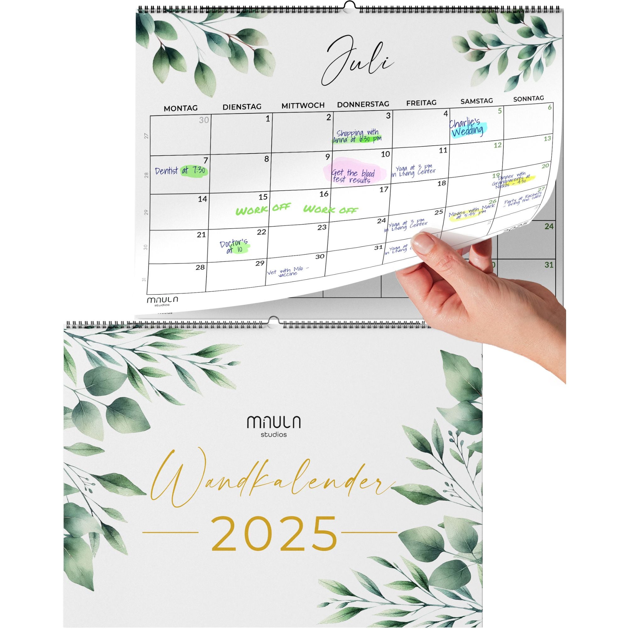 Wandkalender Querformat 2025