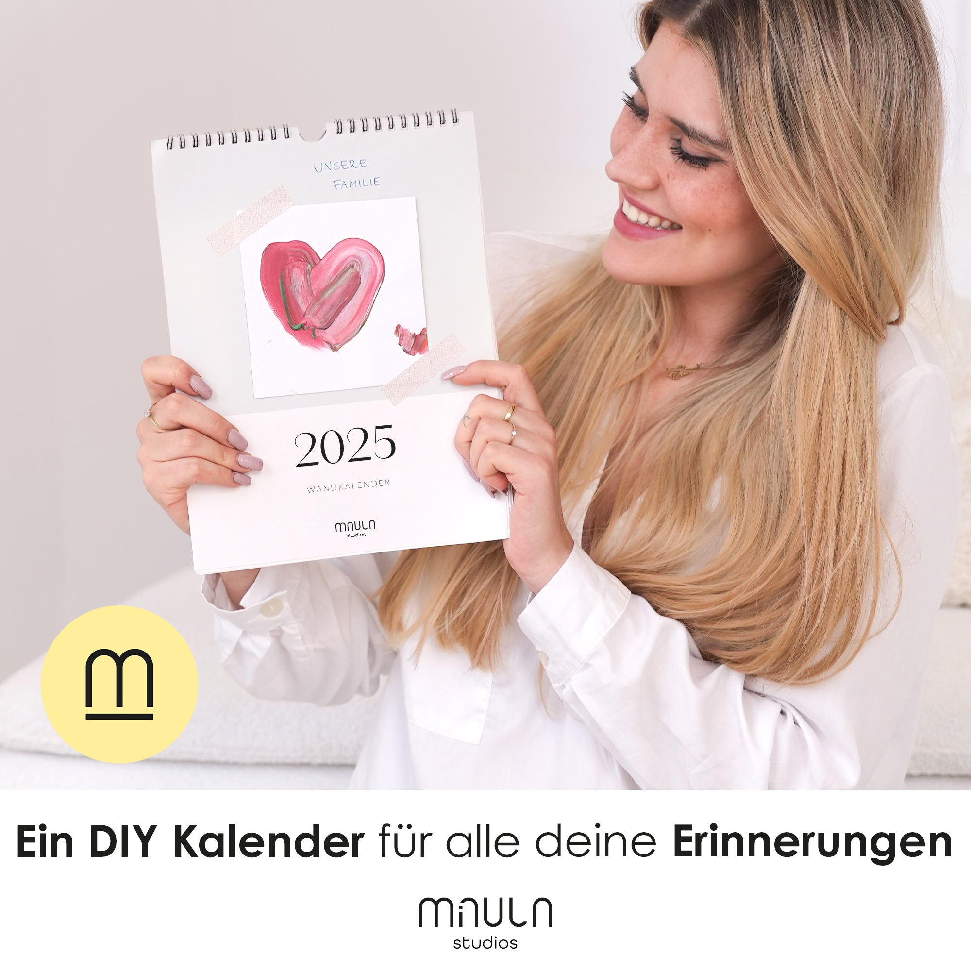 2025 Fotokalender A4 zum Selbstgestalten Bunt