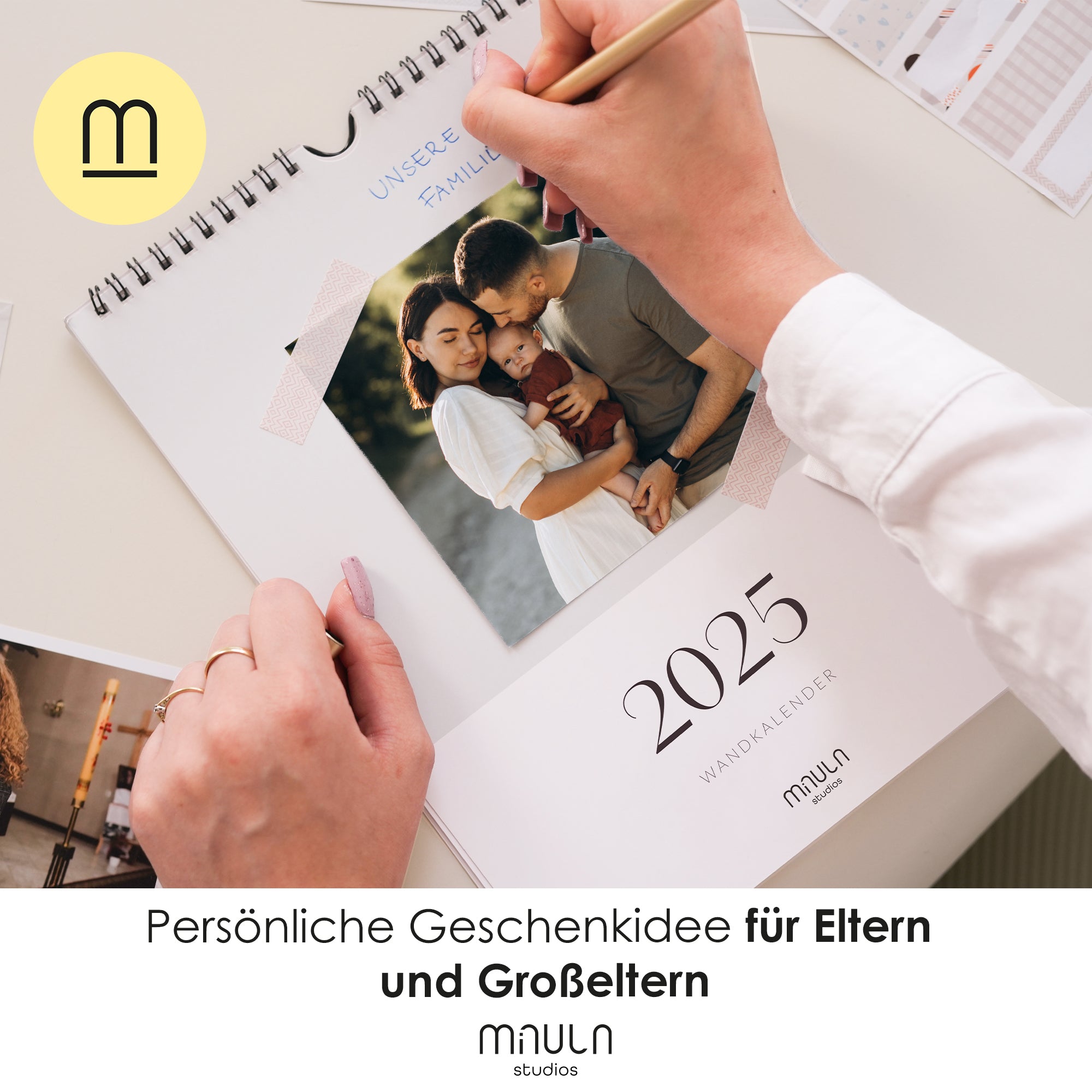 2025 Fotokalender A4 zum Selbstgestalten Bunt